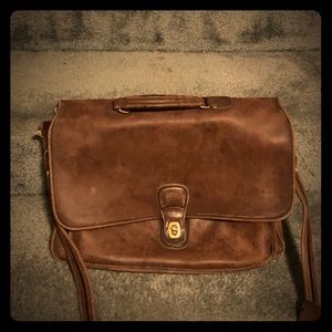 Authentic Coach brief case/messenger bag.